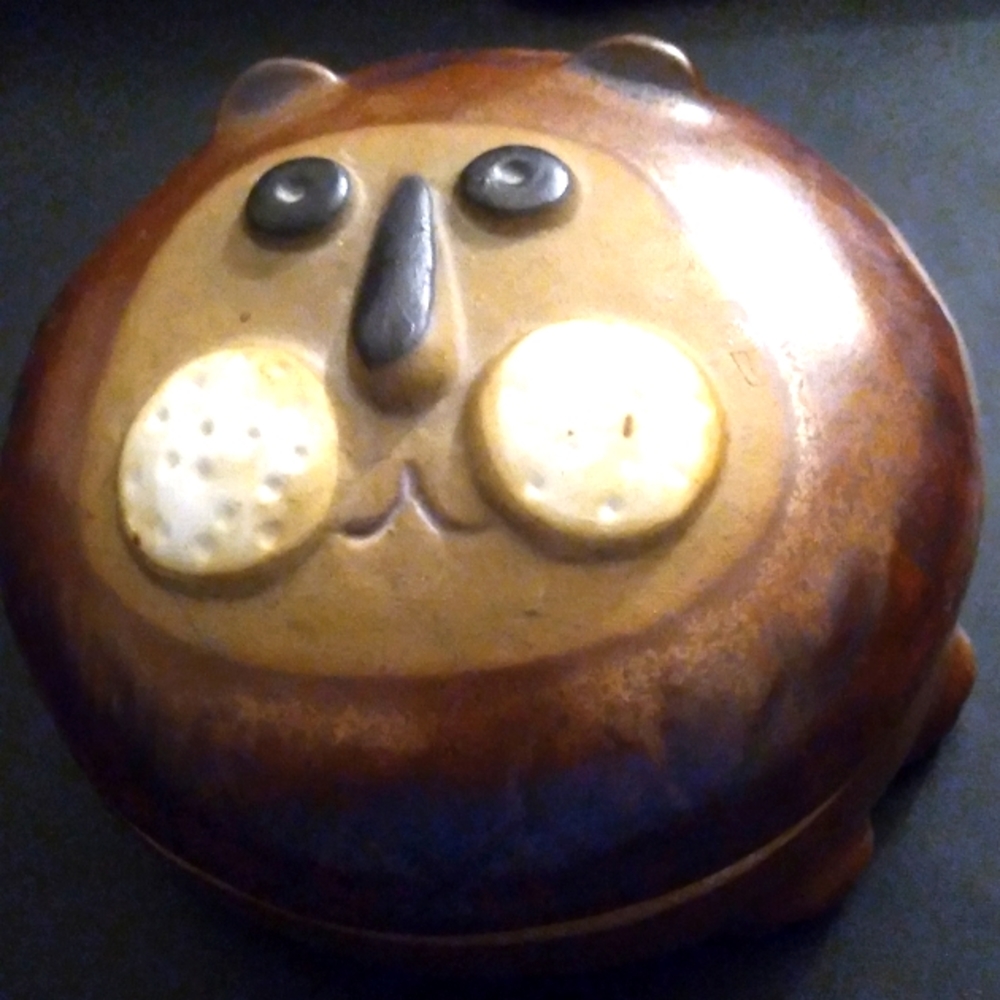 1970s Hand Painted Takahashi Ring Trinket Box